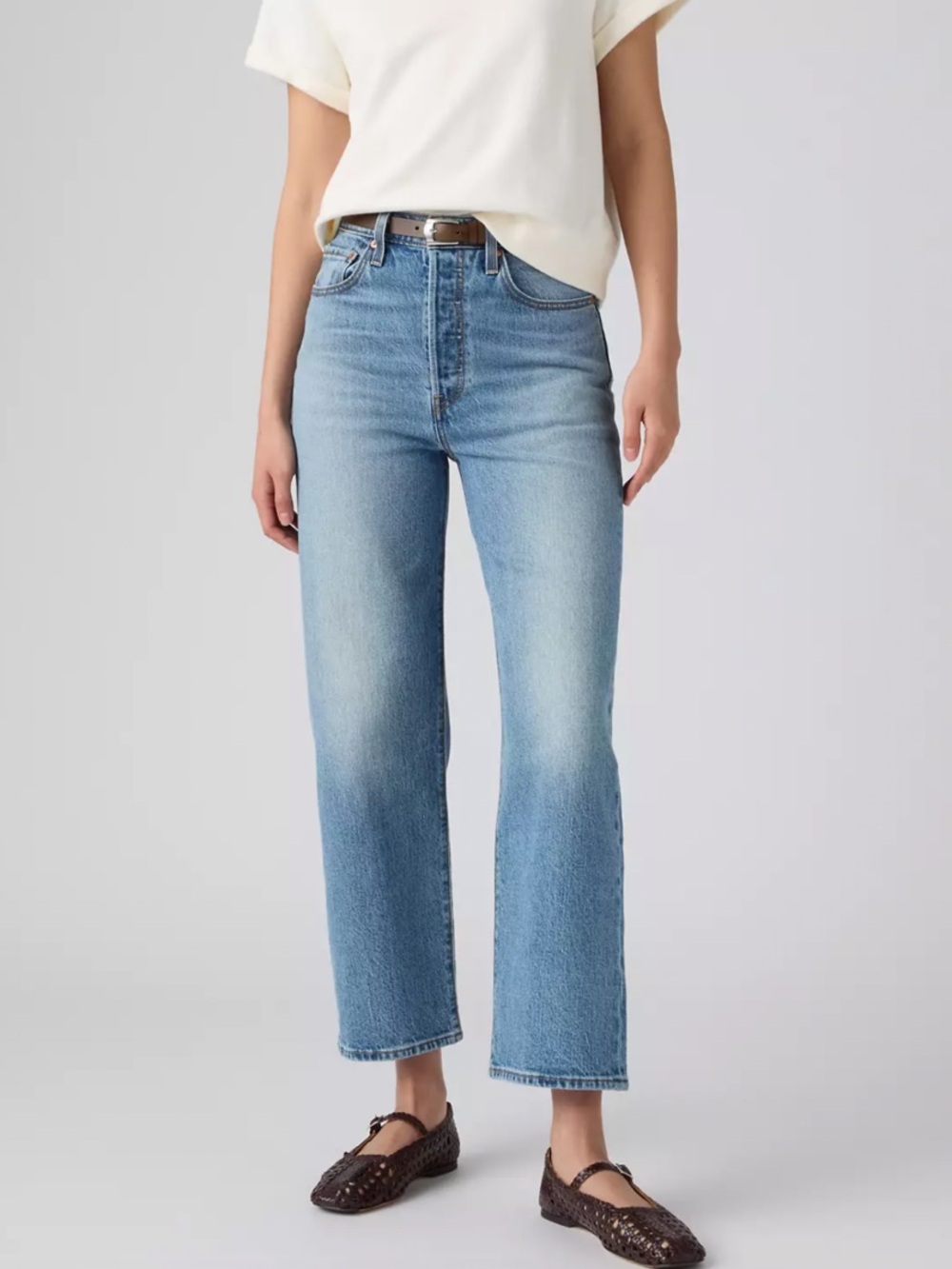 Levi’s Ribcage Straight Ankle Jeans